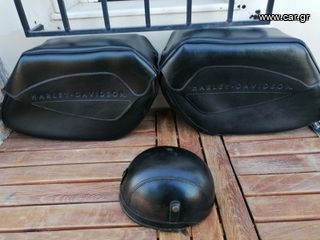 HARLEY DAVIDSON Rigid Leather Saddlebags