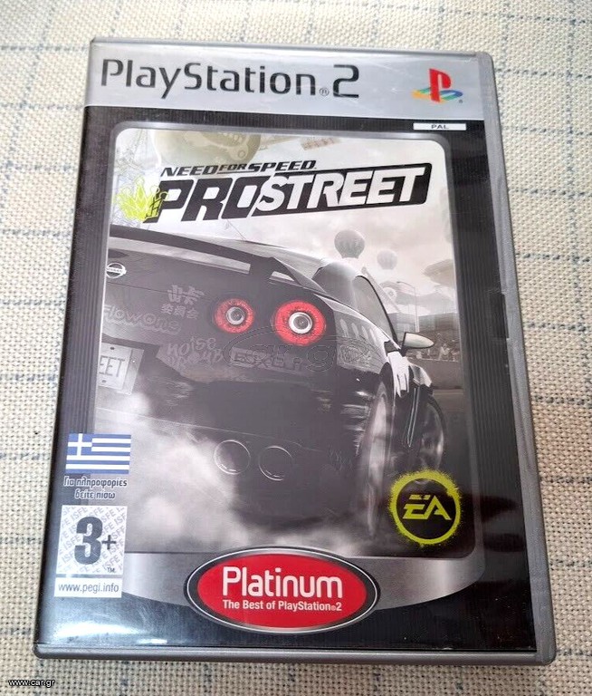 Need For Speed PRO STREET PS2 Platinum