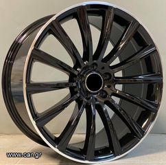 MERCEDES STYLE 911 8×19 5×112 ET43 Glossy Black Lip
