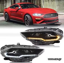 ΦΑΝΑΡΙΑ ΕΜΠΡΟΣ LED Headlights ford mustang 18/21