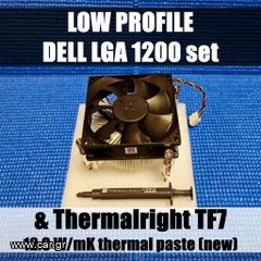 DELL Precision 3650 Low Profile Air Cooler/Heatsink & Thermalright TF7 Thermal Paste (new)