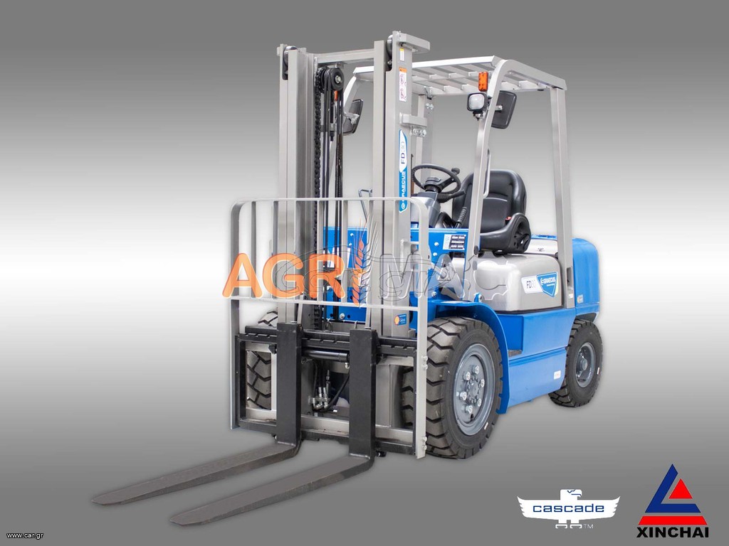 Graecus 2025 Κλάρκ 2.0Τ diesel | Duplex 3000mm | υδραυλική πλάγια μετατόπιση | πιρούνια 1220mm