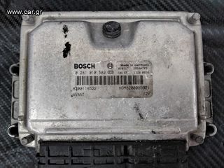 RENAULT KANGOO 1.9  ΕΓΚΕΦΑΛΟΣ BOSCH 0 281 010 502,8200118522,HOM8200085921,EDC15VM+2.V7