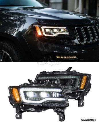 ΦΑΝΑΡΙΑ ΕΜΠΡΟΣ LED Headlights Jeep Grand Cherokee 2014/2022