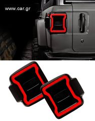 ΦΑΝΑΡΙΑ ΠΙΣΩ Jeep Wrangler JL Oracle Black Series LED Tail Lights (Plug and Play) 2018-2021