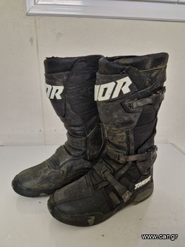 Thor Radial Black Μπότες ΣΠΑΣΤΕΣ Motocross No.46