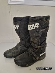 Thor Radial Black Μπότες ΣΠΑΣΤΕΣ Motocross No.46