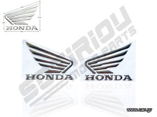 ΑΥΤΟΚΟΛΛΗΤΑ ΕΜΒΛΗΜΑΤΑ HONDA 3D ΑΣΗΜΙ