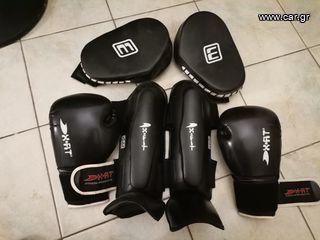 Σετ γυμναστικής kickboxing Γάντια, καλαμιές, στόχοι