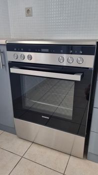 Siemens HK9R3A150 Κουζίνα 66lt με Κεραμικές Εστίες Π60εκ. Inox