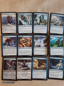 144 κάρτες magic the gathering,όλες μαζί 10 ευρώ