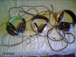 Headphones  3 Ζευγαρια