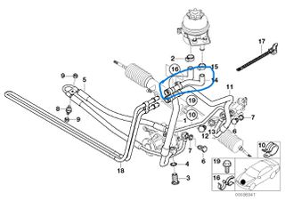 ΣΩΛΗΝΑΣ ΥΔΡΑΥΛΙΚΟΥ ΤΙΜΟΝΙΟΥ BMW Χ5 E53 Μ62 ''BMW Βαμβακας''-thumb-4