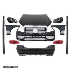 Body Kit Για Mercedes-Benz E-Class W212 09-13 Full Upgrade To13-16 Facelift Amg Look Με Προφυλακτήρες, Μαρσπιέ, Μάσκα, Μπούκες, Φτερά, Καπό, Φανάρια