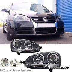 Μπροστινά Φανάρια Set Για Vw Golf V (5) 03-08 Bi-Xenon Projectors GTI