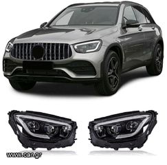 ΦΑΝΑΡΙΑ ΕΜΠΡΟΣ Headlights Full LED MERCEDES GLC X253/C253 (2016-2022)