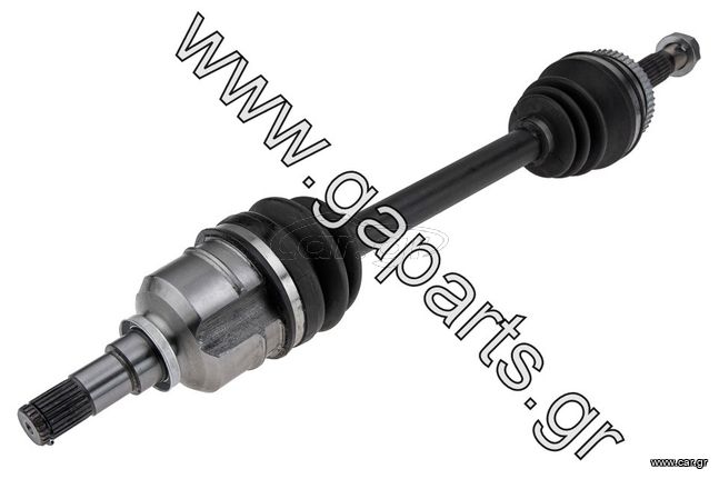 ΗΜΙΑΞΟΝΙΟ ΕΜ.ΑΡΙΣΤΕΡΑ TOYOTA YARIS 1.3 99-05 24/23 L=638MM ABS48 / 43420-0D080 434200D080