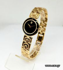 Vintage 1990s Gold-Plated JSP Ελβετικό γυναικείο ρολόι Quartz 219 A90516 TIMH 360 ΕΥΡΩ