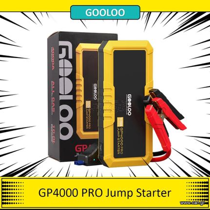 ⚡️Εκκινητής Μπαταρίας Οχημάτων 4000A/ Jump Starter- PowerBank 26800mAh GOOLOO GP4000