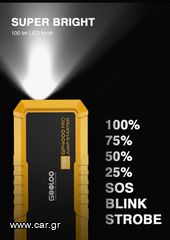 ⚡️Εκκινητής Μπαταρίας Οχημάτων 4000A / Jump Starter  - PowerBank 26800mAh GOOLOO GP4000-thumb-5