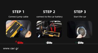 ⚡️Εκκινητής Μπαταρίας Οχημάτων 4000A / Jump Starter  - PowerBank 26800mAh GOOLOO GP4000-thumb-18