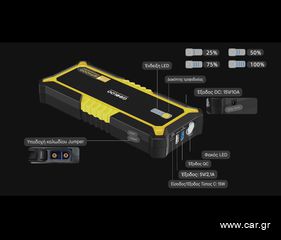 ⚡️Εκκινητής Μπαταρίας Οχημάτων 4000A / Jump Starter  - PowerBank 26800mAh GOOLOO GP4000-thumb-13
