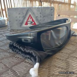 Oakley Γυαλιά Σκοποβολής Det Cord Μαύρα με φακό με διαφανή απόχρωση