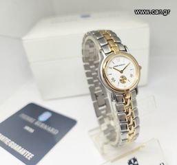 Vintage 1990s 5mic Gold-Plated Pierre Bernard Ελβετικό γυναικείο ρολόι Quartz 6008-015 A90316 TIMH 280 ΕΥΡΩ