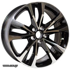 REPLICA TOYOTA STYLE 5212 17X7.0 5X100 ET39 BLACK MACHINED FACED