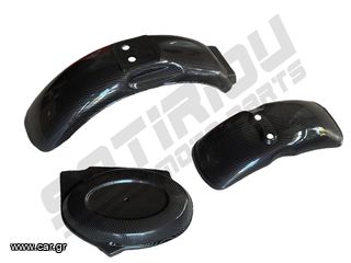 ΠΛΑΣΤΙΚΑ ΦΤΕΡΑ ΚΑΙ ΚΑΠΑΚΙ ΜΠΑΤΑΡΙΑΣ CARBON HONDA Z50/MONKEY/BOBO