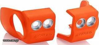 Acerbis Fork Shoe Cover KTM/Husqvarna/Sherko SX & EXC F 16-18 Orange