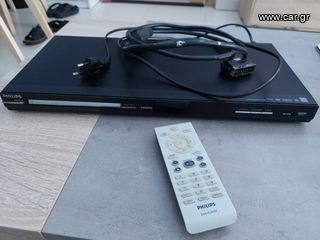 DVD PLAYER PHILIPS DVP5980 με χειριστήριο χωρίς το κάλυμμα μπαταριών