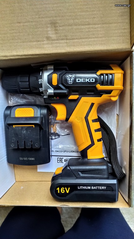 Δραπανοκατσαβιδο Deko 16V
