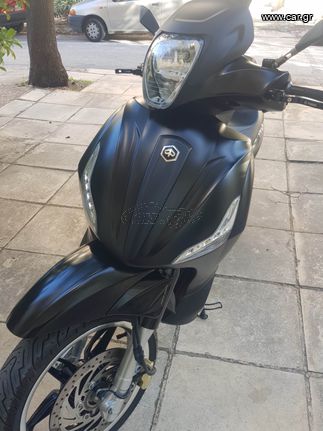 Zadelhoes compatibel met Piaggio Vespa LX 125 2008-2009 / S50 2T 2009-2012 zwart met gele naden