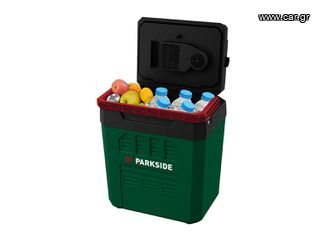 PARKSIDE® Ψυγείο μπαταρίας Τρεις τρόποι τροφοδότησης ρεύματος  Κινητό κουτί ψύξης με μπαταρία PKB 20-Li A1, 24 l - χωρίς μπαταρία