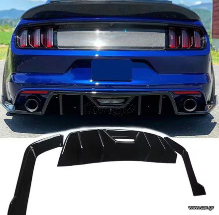 ΠΙΣΩ ΣΠΟΙΛΕΡ Rear Bumper Diffuser Ford Mustang 2015-2017