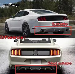ΠΙΣΩ ΣΠΟΙΛΕΡ Rear Bumper Diffuser Ford Mustang 2015-2017-thumb-1