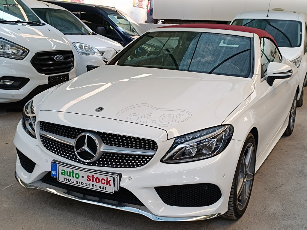 Mercedes-Benz C 180 '17 CABRIO-AMG PACKET-FULL EXTRA-ΔΕΡΜΑ-ΝΕW !!!