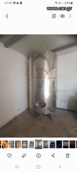 Δεξαμενη 5T Inox για Κρασί