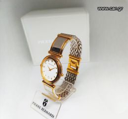 Vintage 1990s 5mic Gold-Plated Pierre Bernard Ελβετικό αντρικό ρολόι Διχρωμο Quartz (Ε) A95416 TIMH 240 ΕΥΡΩ