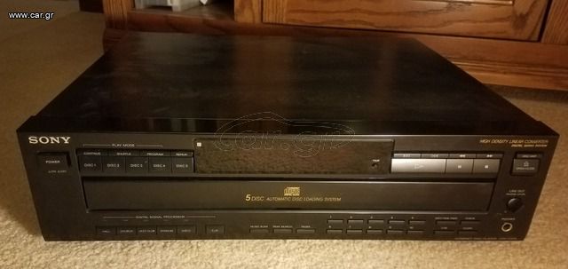 CD PLAYER SONY CDP-C525 - 5 ΔΙΣΚΩΝ - 5 DISC CHANGER - ΑΓΝΩΣΤΗ ΛΕΙΤΟΥΡΓΙΚΟΤΗΤΑ