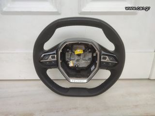 PEUGEOT 208 19- ΤΙΜΟΝΙ ΔΕΡΜΑΤΙΝΟ