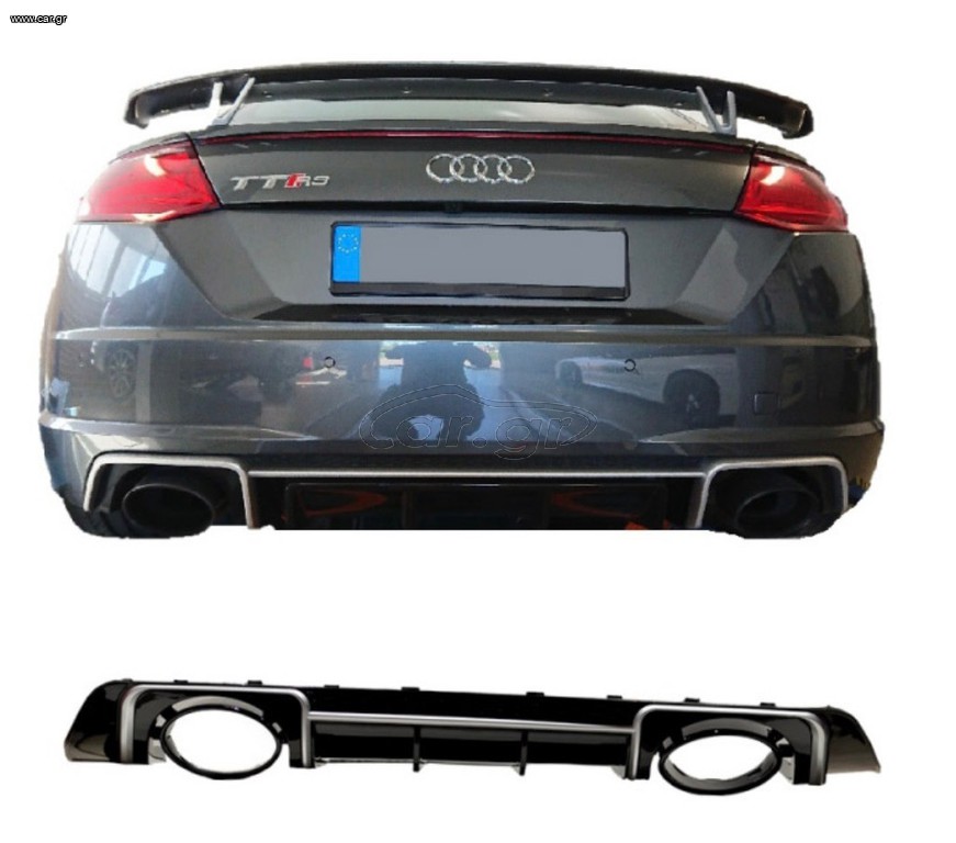 ΠΙΣΩ ΣΠΟΙΛΕΡ Diffuser Audi TT 8S 14+ TTRS  Design