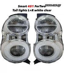 SMART FORTWO 451 BRABUS TAILOR MADE ULTIMATE WHITE CLEAR TAIL LIGHTS-thumb-1