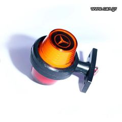 LED Όγκου Κερατάκια NEON 12V / 24V IP67 Κόκκινό / Πορτοκαλί MERCEDES