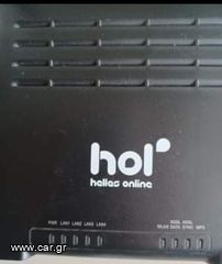 Router hol Hellas on line  σαν καινούργιο  με τα παρελκόμενα του.