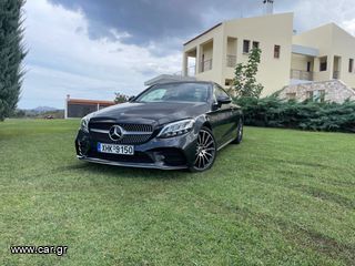 Mercedes-Benz C 200 2019 d AMG line full book service-thumb-1