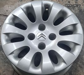 Ζάντες αλουμινίου γνήσιες Citroen Xsara, 15" 4x108, μοντέλο Estoril, 4 τεμάχια