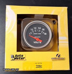 Auto meter βολτόμετρο γνήσιο καινούργιο
