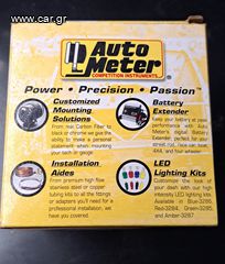 Auto meter βολτόμετρο γνήσιο καινούργιο-thumb-2
